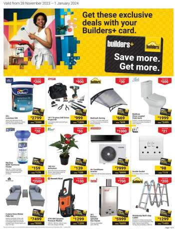 Builders catalogue  - 28/11/2023 - 01/01/2024.