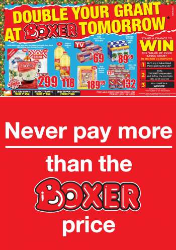 Boxer catalogue  - 30/11/2023 - 03/12/2023.