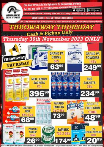 Advance Cash & Carry catalogue  - 30/11/2023 - 30/11/2023.