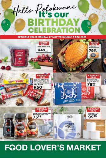 Food Lover's Market catalogue  - 27/11/2023 - 03/12/2023.
