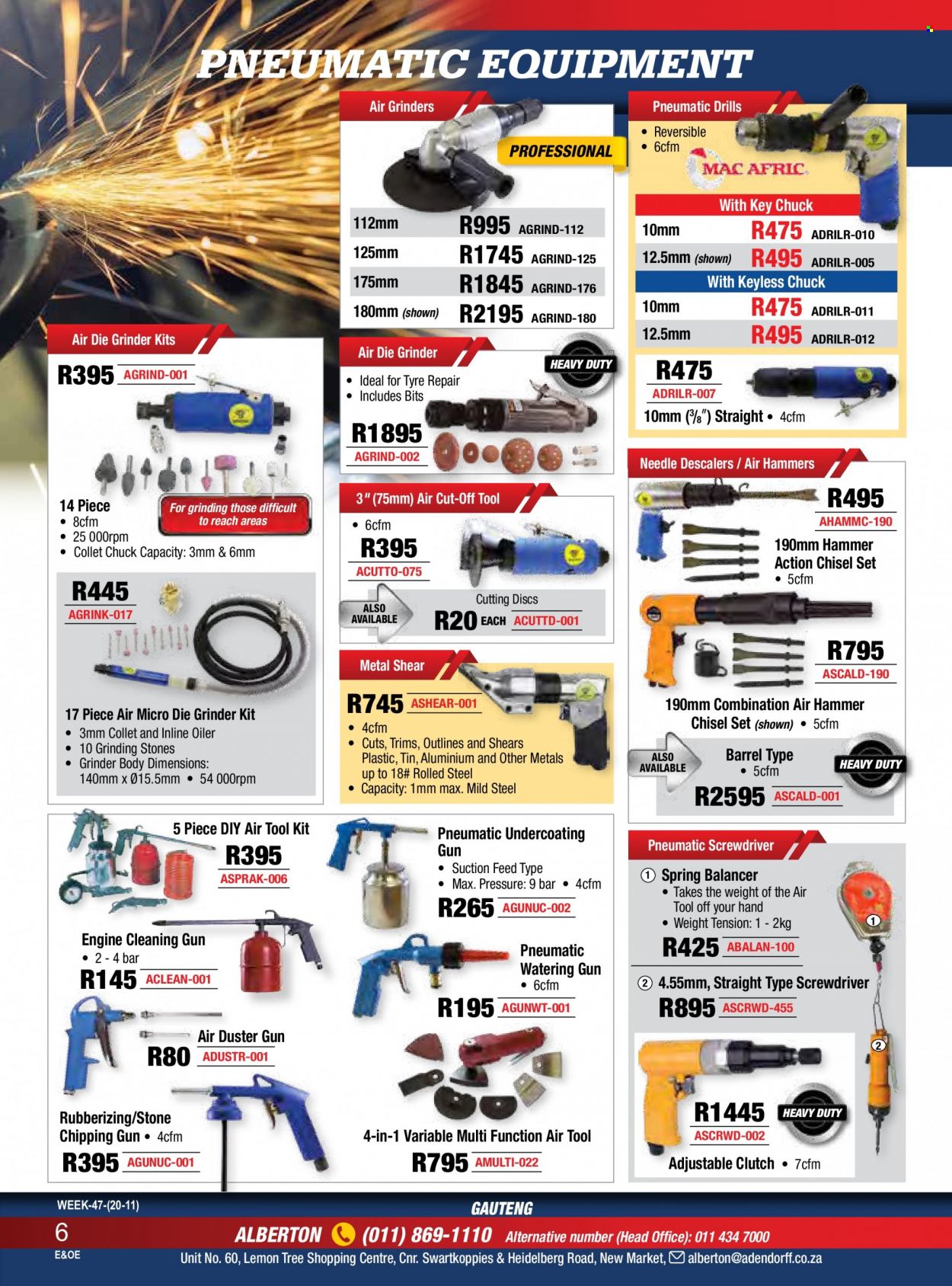 Adendorff Machinery Mart specials. Page 8