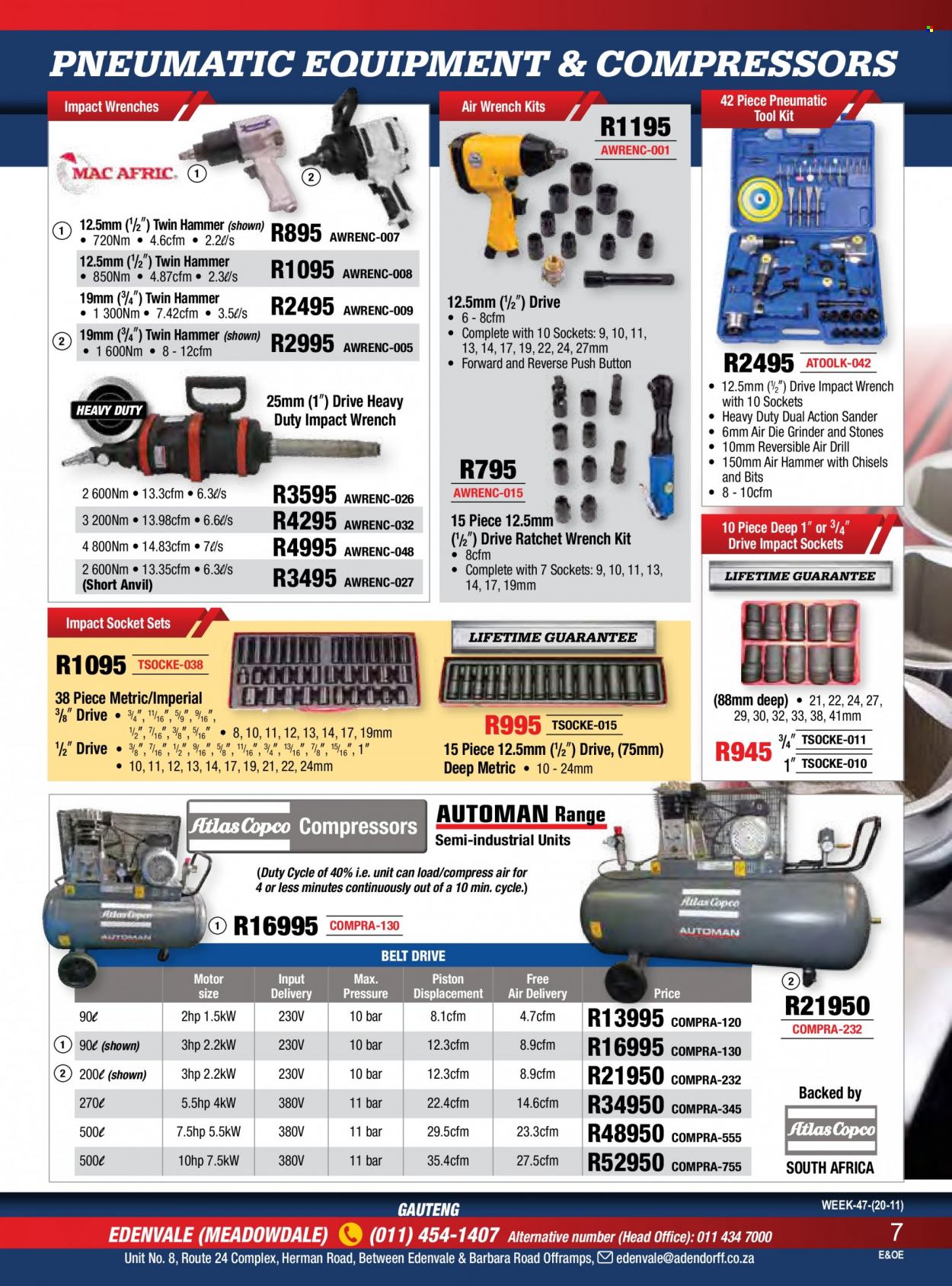 Adendorff Machinery Mart specials. Page 9
