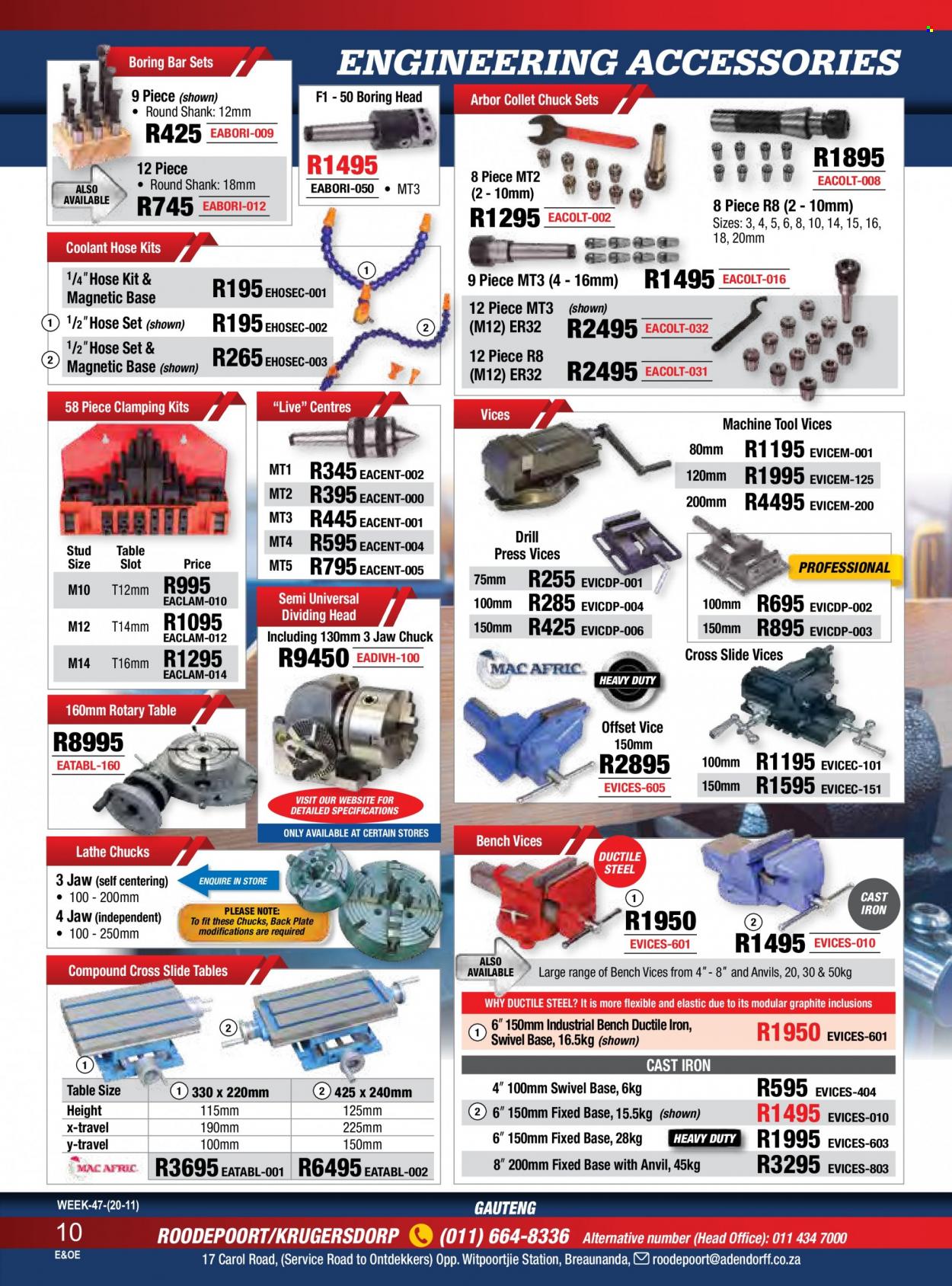 Adendorff Machinery Mart specials. Page 12