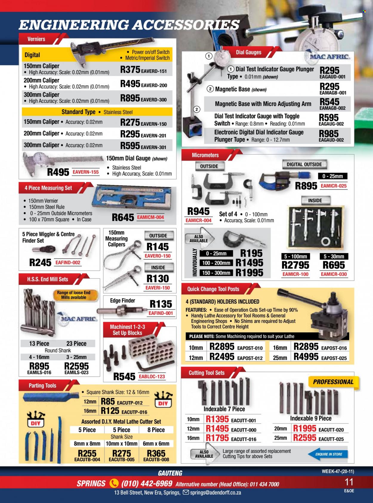 Adendorff Machinery Mart specials. Page 13