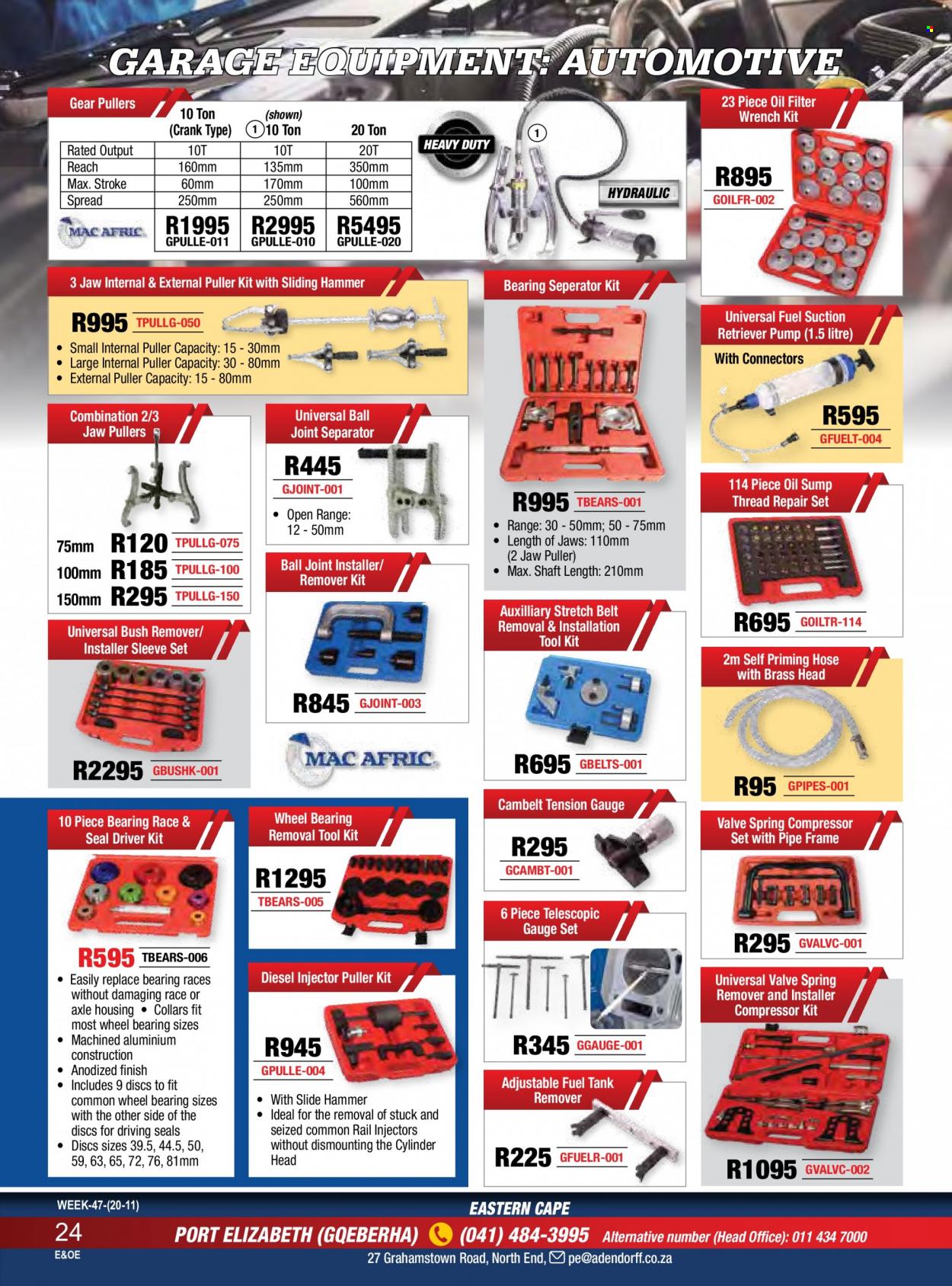Adendorff Machinery Mart specials. Page 26