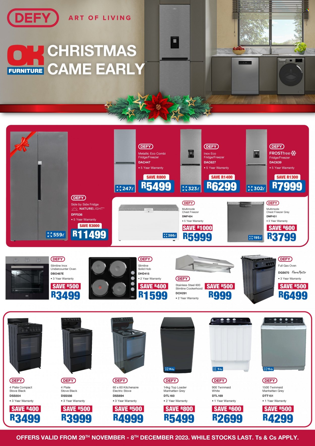OK Furniture specials - 29/11/2023 - 08/12/2023. Page 1
