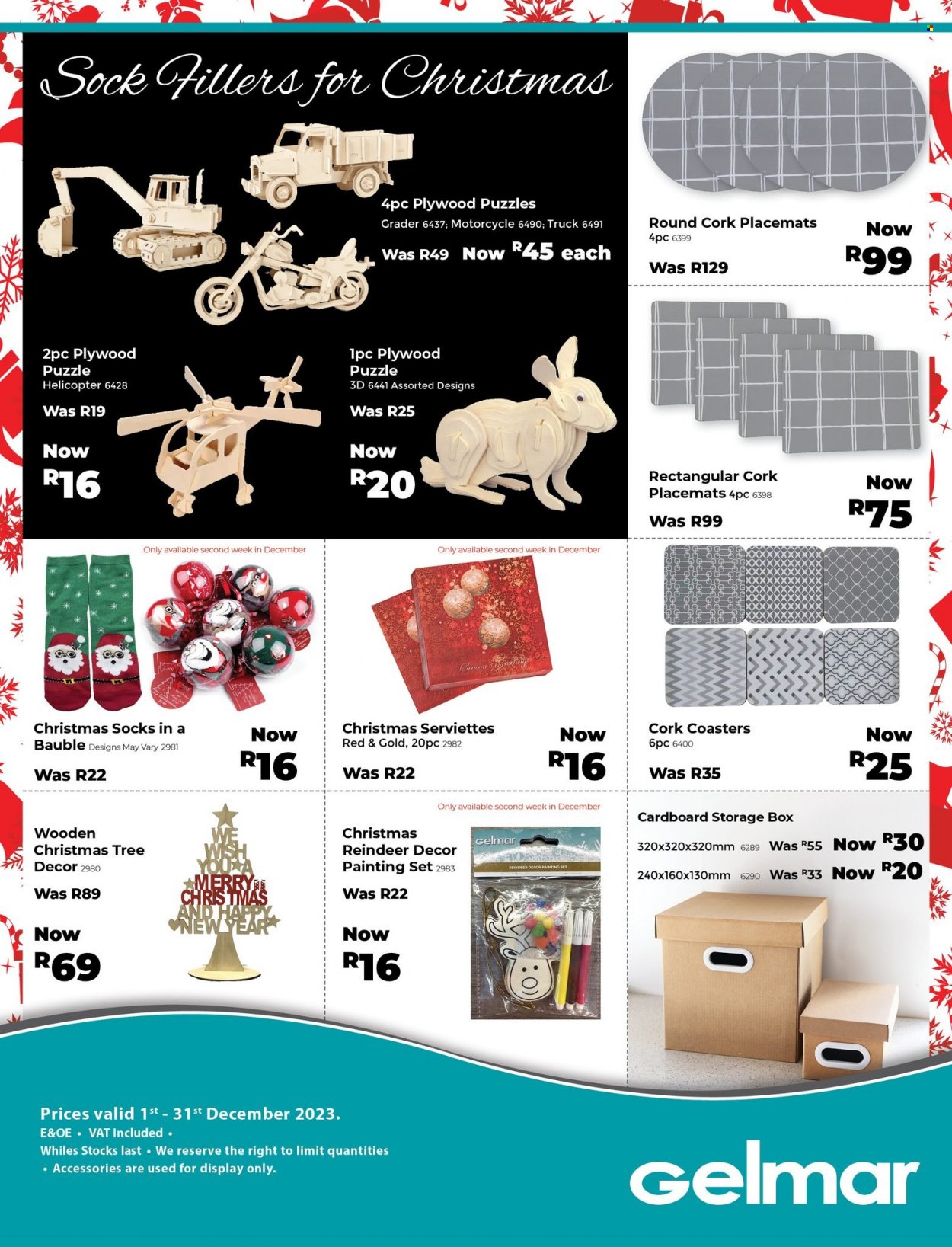 Gelmar specials - 01/12/2023 - 31/12/2023. Page 1