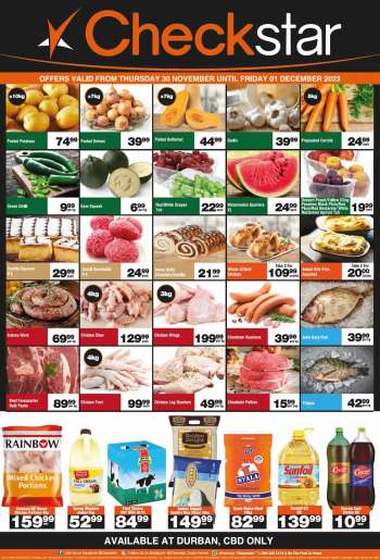 Checkstar catalogue  - 30/11/2023 - 01/12/2023.