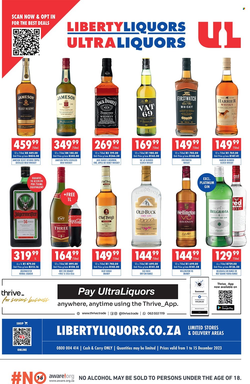 Liberty Liquors specials - 01/12/2023 - 15/12/2023. Page 1