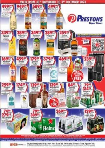 Prestons Liquor Stores catalogue  - 30/11/2023 - 03/12/2023.