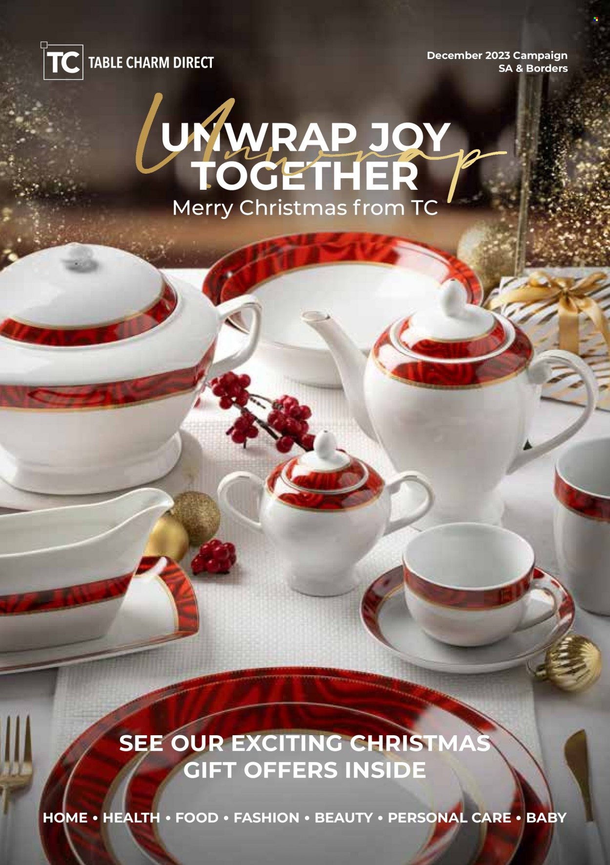 Table Charm Direct specials - 01/12/2023 - 31/12/2023. Page 1