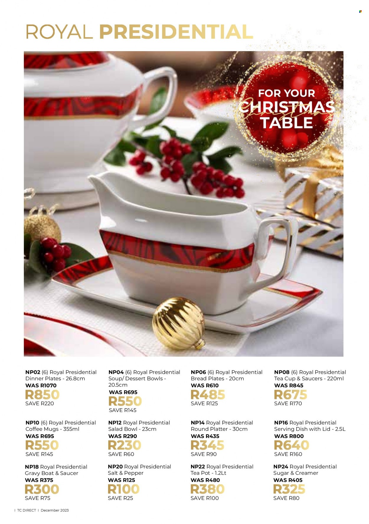Table Charm Direct specials - 01/12/2023 - 31/12/2023. Page 6