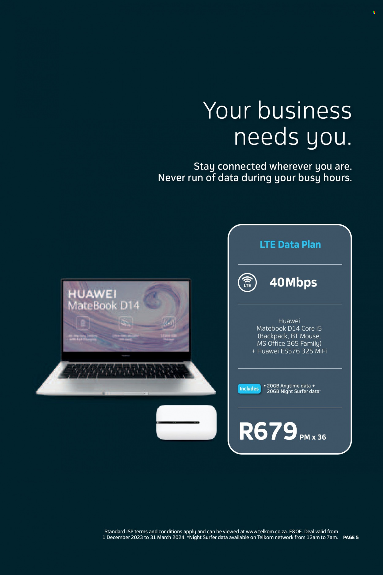 Telkom specials - 01/12/2023 - 31/03/2024. Page 5
