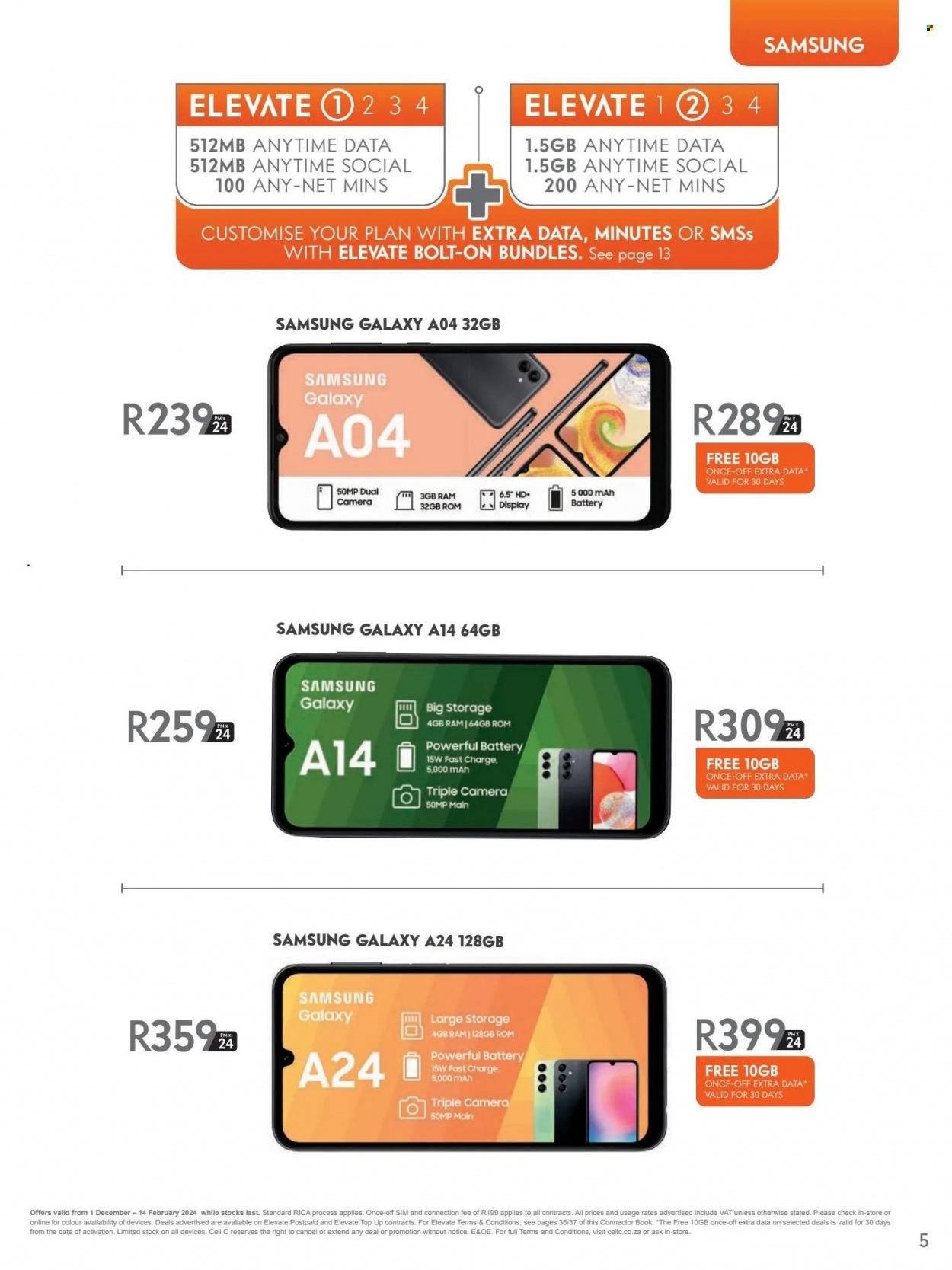Cell C specials - 01/12/2023 - 14/02/2024. Page 5