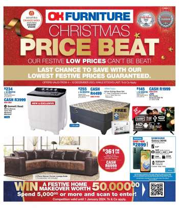 OK Furniture catalogue  - 04/12/2023 - 10/12/2023.