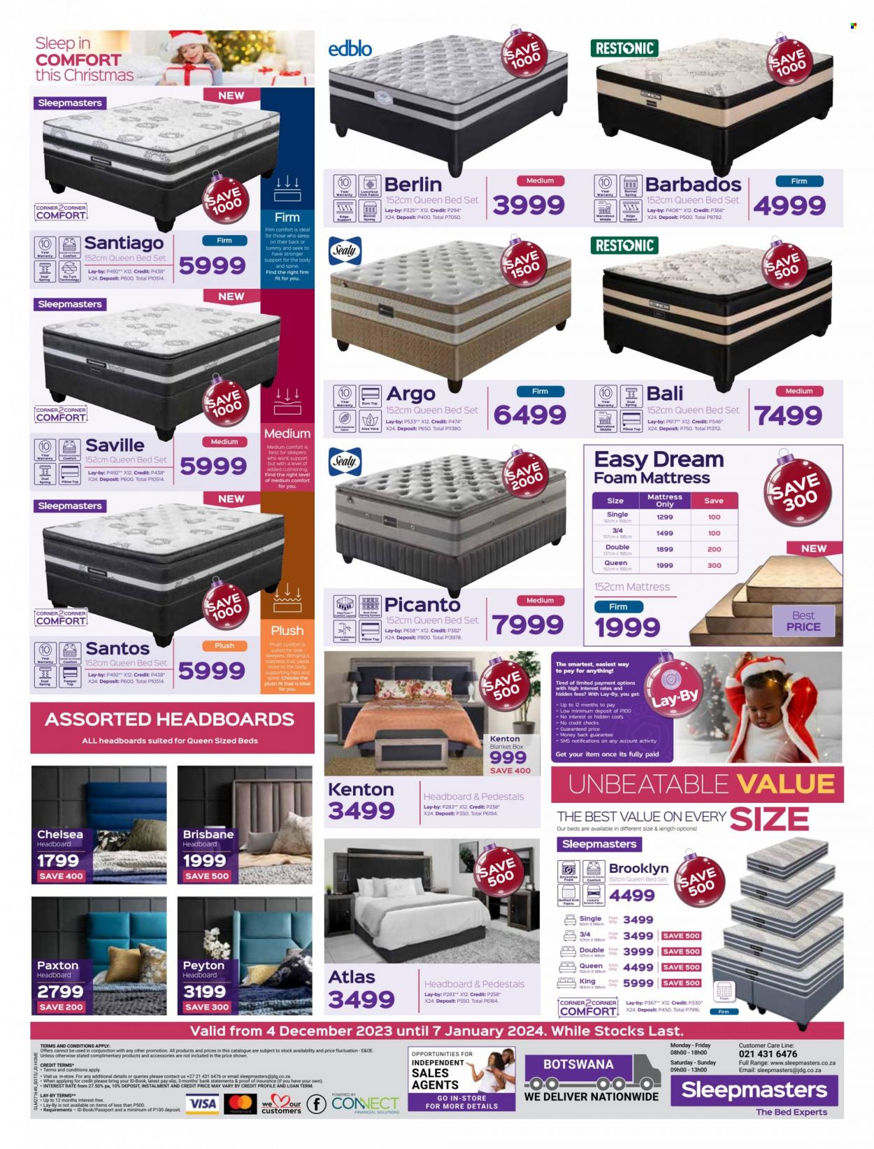 Sleepmasters specials - 04/12/2023 - 07/01/2024. Page 2