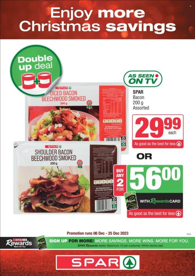 SPAR specials - 06/12/2023 - 25/12/2023. Page 1