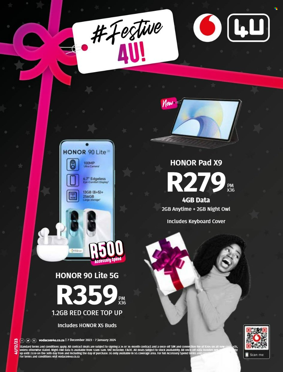 Vodacom specials - 07/12/2023 - 07/01/2024. Page 1