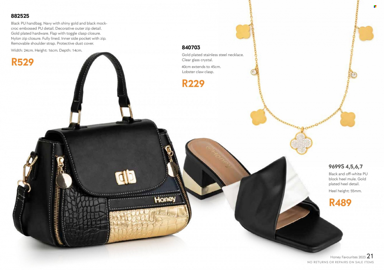 Honey specials. Page 23