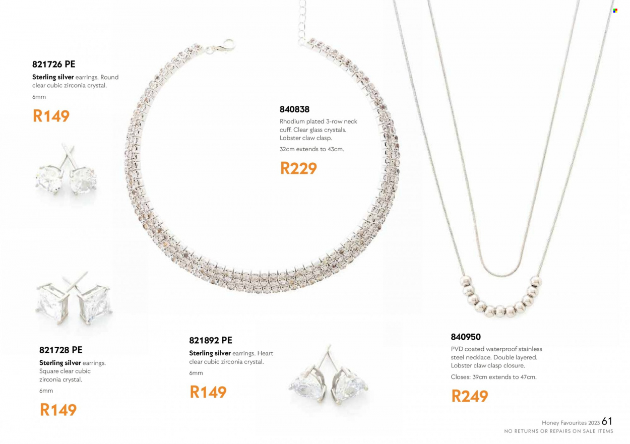 Honey specials. Page 63