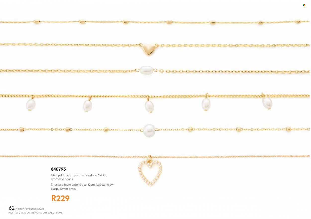 Honey specials. Page 64