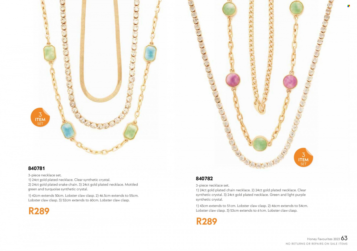 Honey specials. Page 65