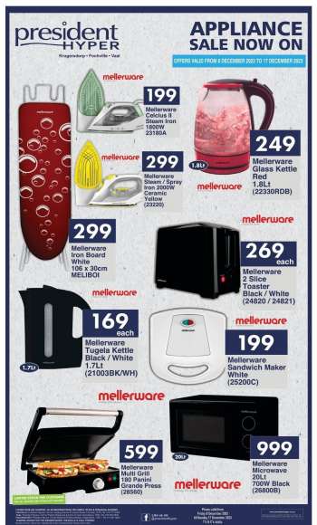 President Hyper catalogue  - 08/12/2023 - 17/12/2023.
