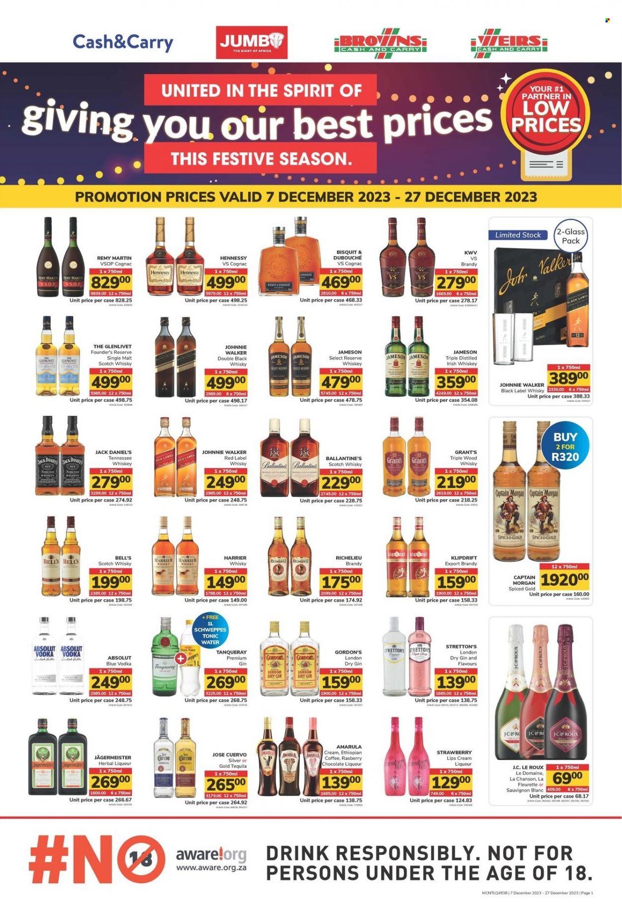 Jumbo Cash & Carry specials - 07/12/2023 - 27/12/2023. Page 1