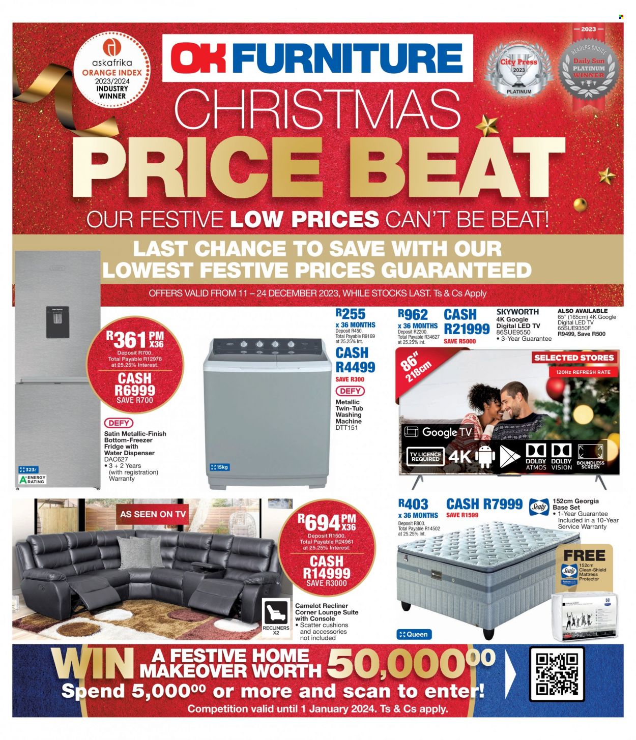 OK Furniture specials - 11/12/2023 - 24/12/2023. Page 1