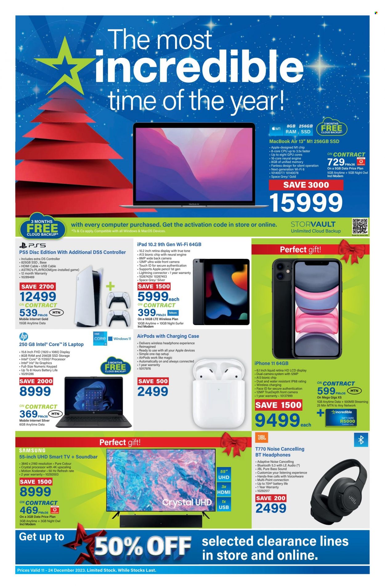Incredible Connection specials - 11/12/2023 - 24/12/2023. Page 1