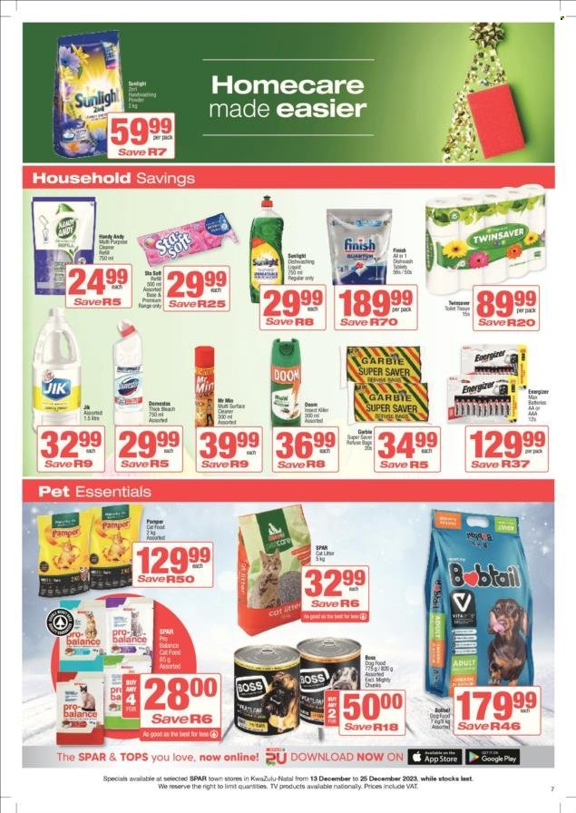 SPAR specials - 13/12/2023 - 25/12/2023. Page 7