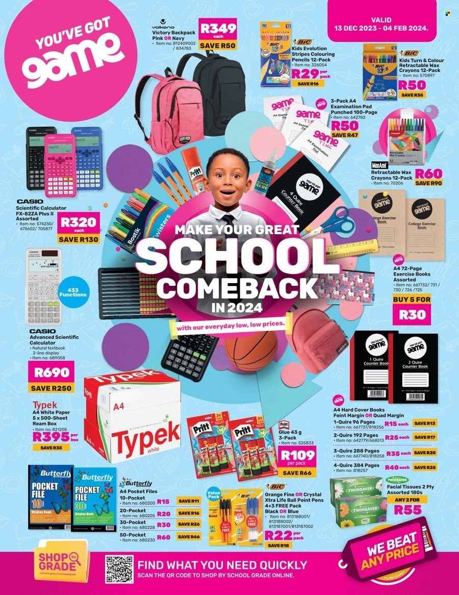 Game specials - 13/12/2023 - 18/12/2023. Page 1