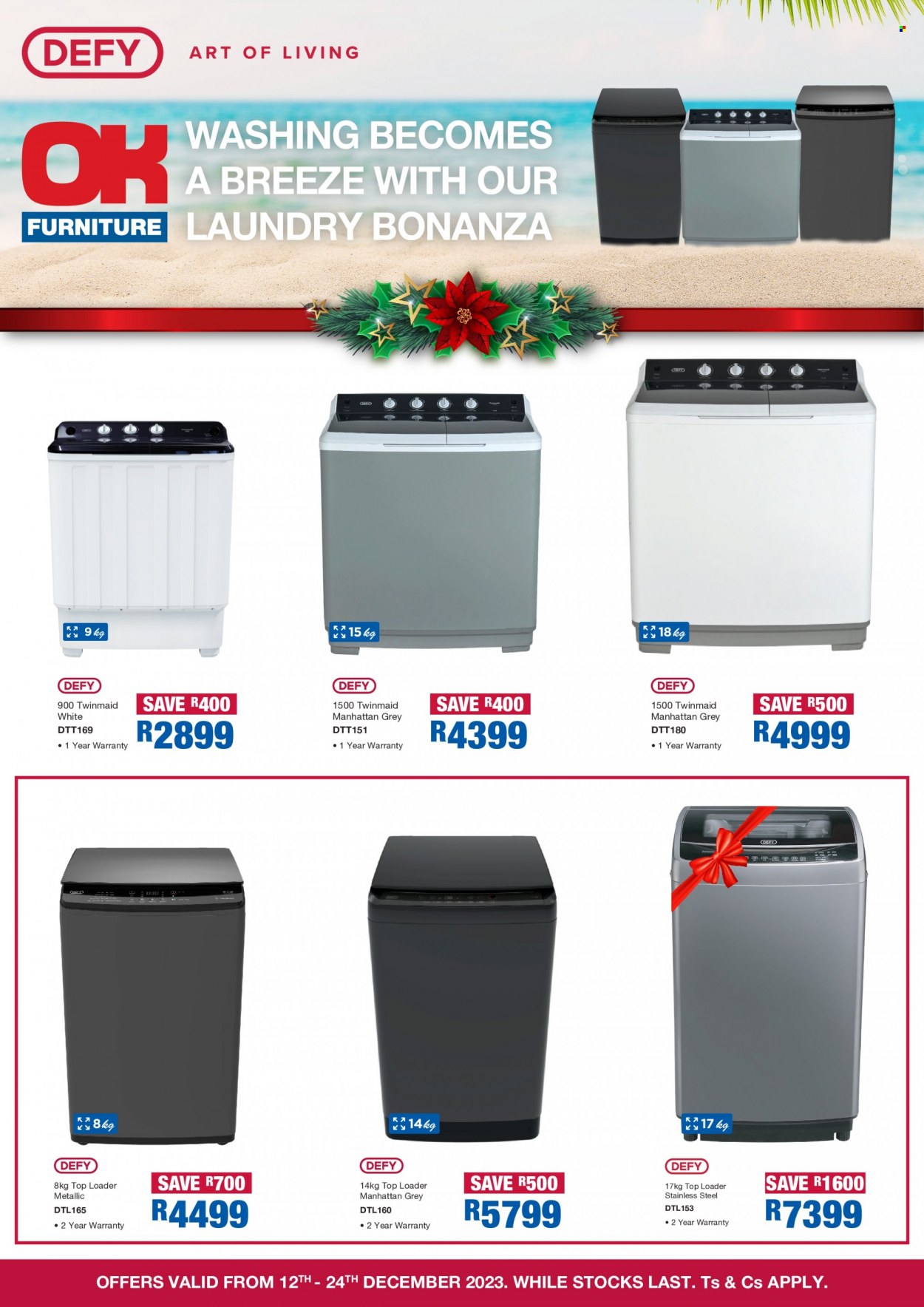 OK Furniture specials - 12/12/2023 - 24/12/2023. Page 1