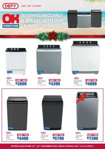 OK Furniture catalogue  - 12/12/2023 - 24/12/2023.