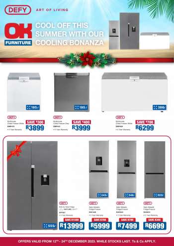 OK Furniture catalogue  - 12/12/2023 - 24/12/2023.