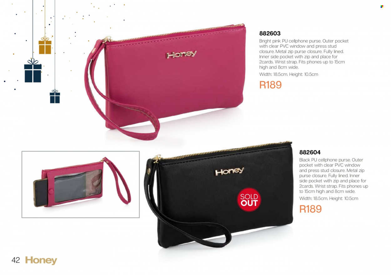 Honey specials. Page 44