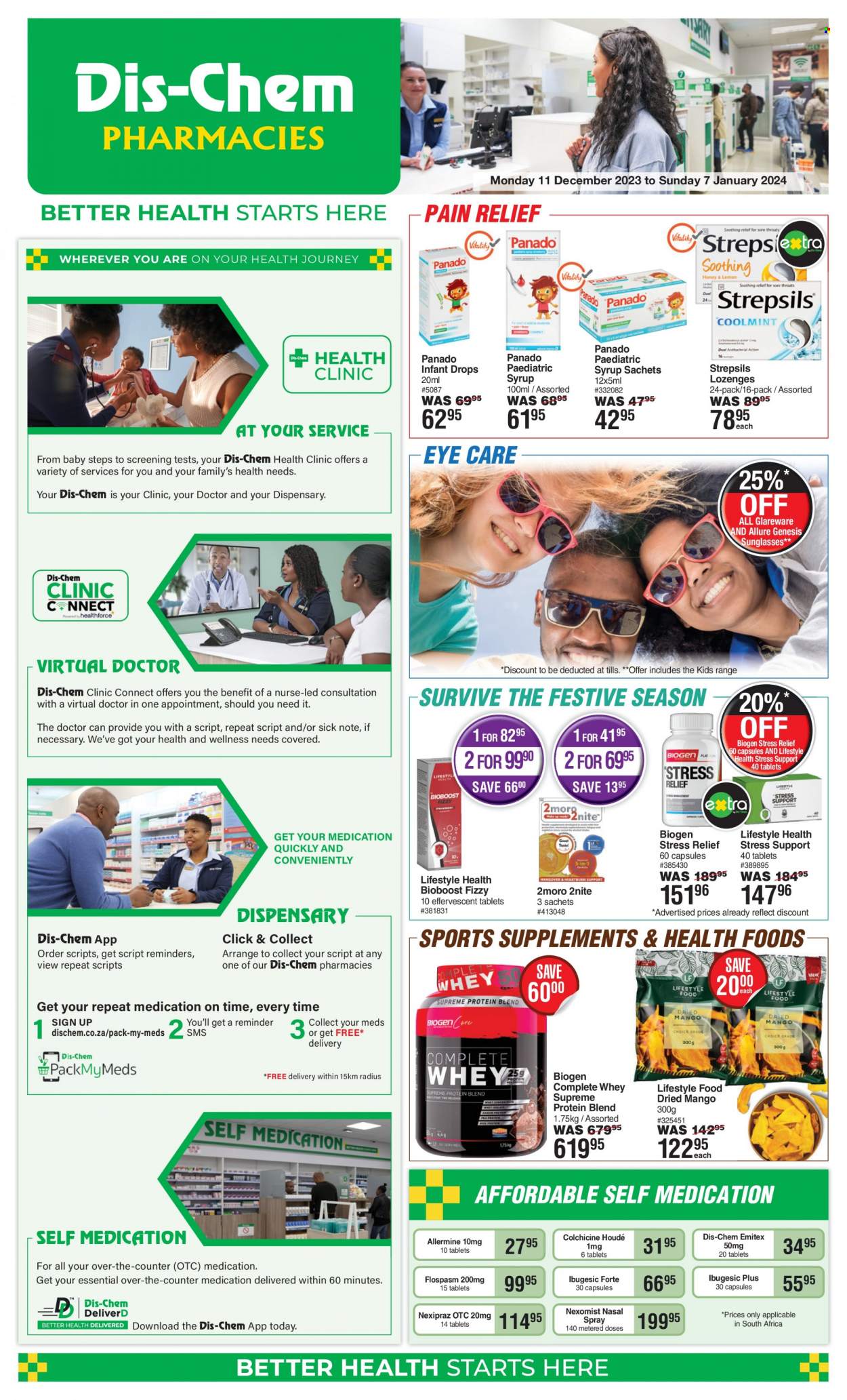 Dis-Chem specials - 11/12/2023 - 07/01/2024. Page 1