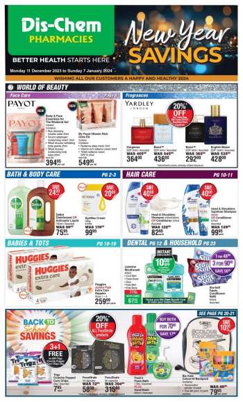 Dis-Chem catalogue  - 11/12/2023 - 07/01/2024.