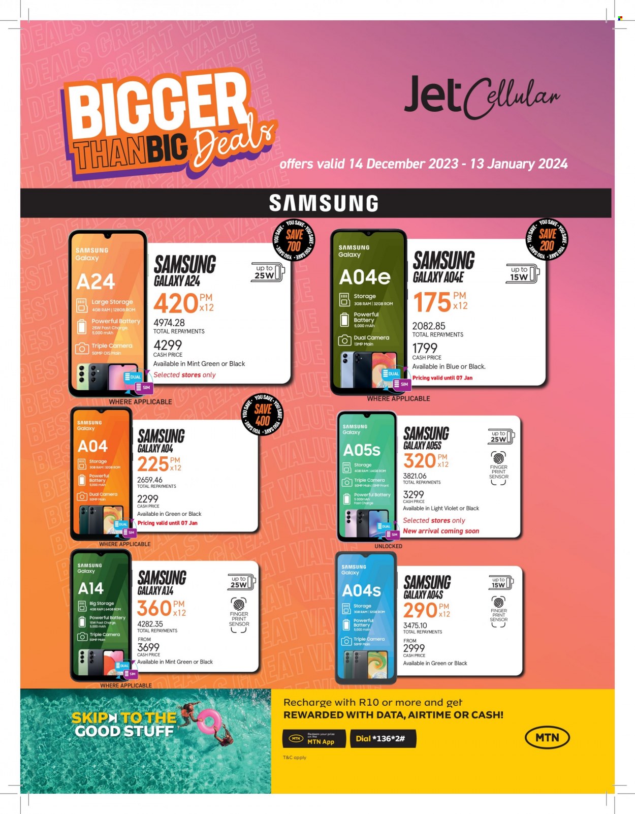 Jet specials - 14/12/2023 - 13/01/2024. Page 1
