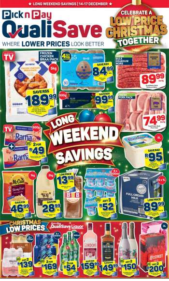 Pick n Pay QualiSave catalogue  - 14/12/2023 - 17/12/2023.
