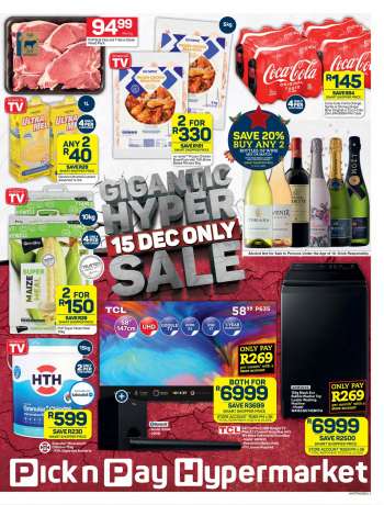 Pick n Pay Hypermarket catalogue  - 15/12/2023 - 15/12/2023.