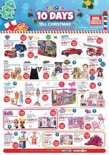 TOYS R US Christmas specials catalogues and deals My Catalogue