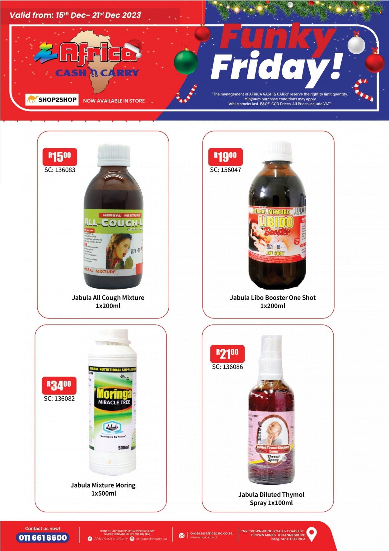 Africa Cash & Carry specials - 15/12/2023 - 21/12/2023. Page 2