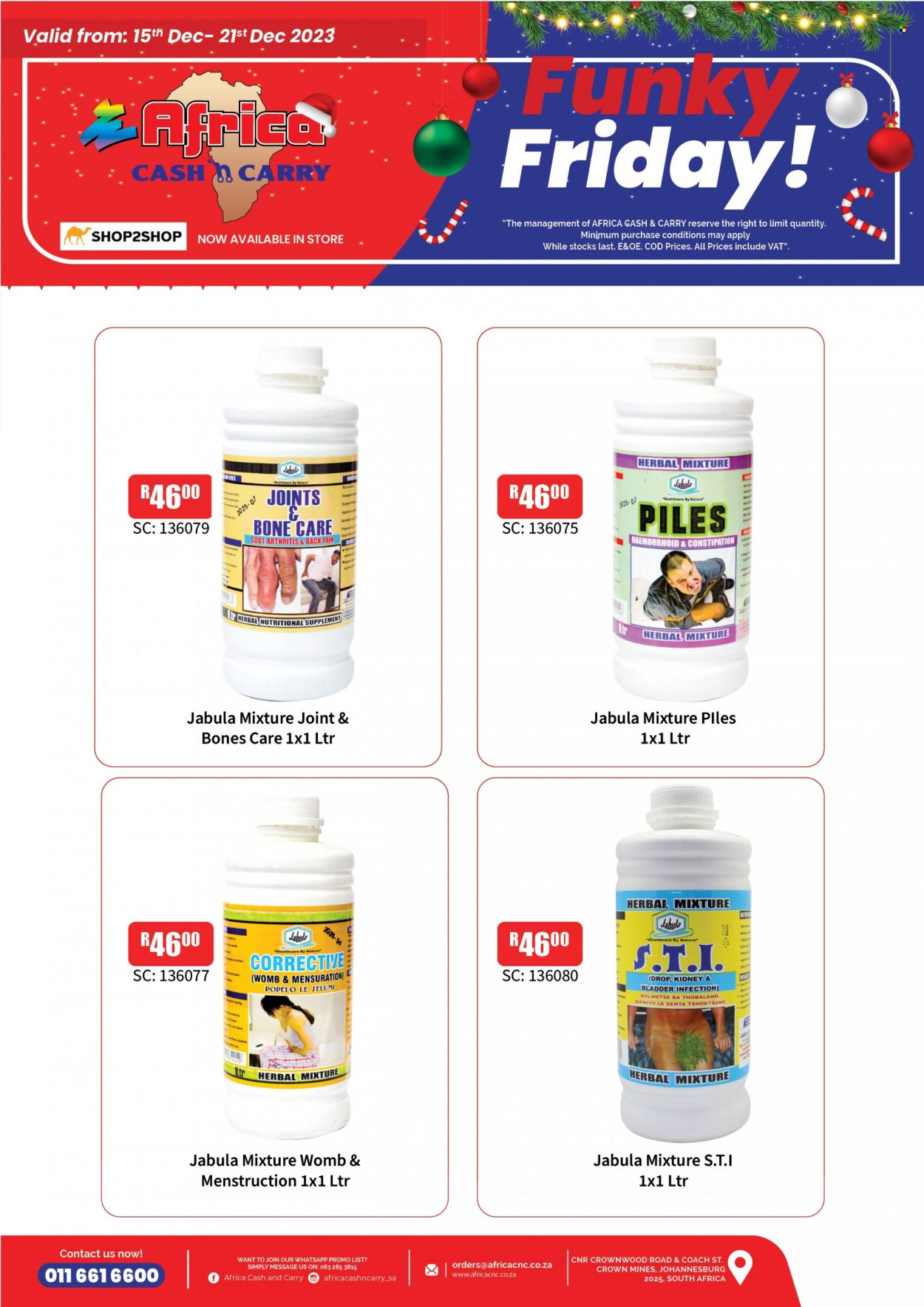 Africa Cash & Carry specials - 15/12/2023 - 21/12/2023. Page 4