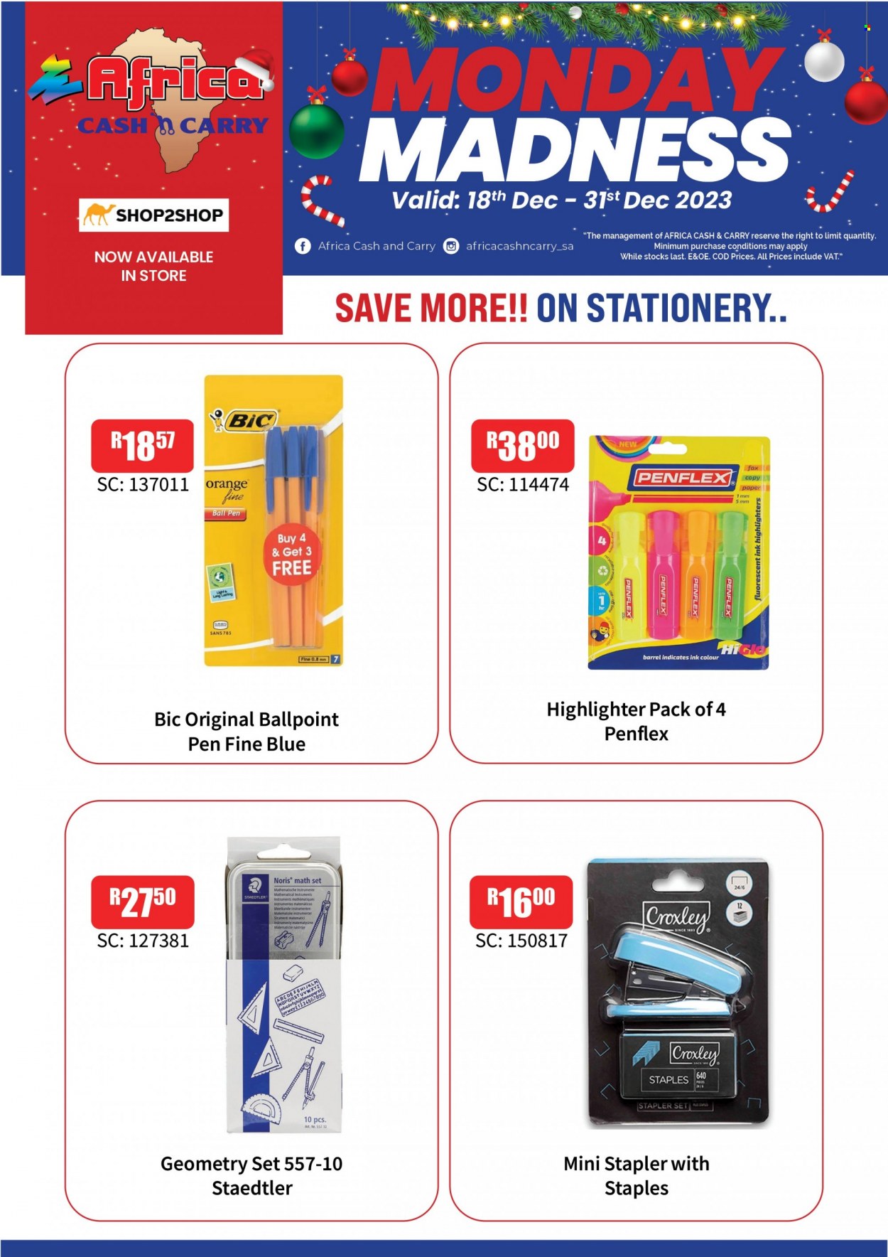 Africa Cash & Carry specials - 18/12/2023 - 31/12/2023. Page 6