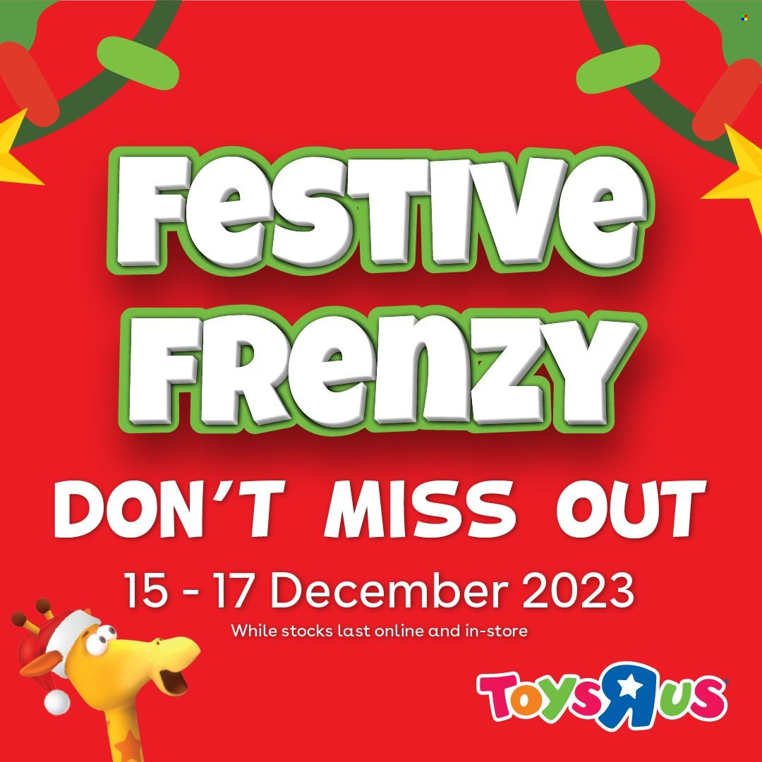 Toys R Us specials - 15/12/2023 - 17/12/2023. Page 1