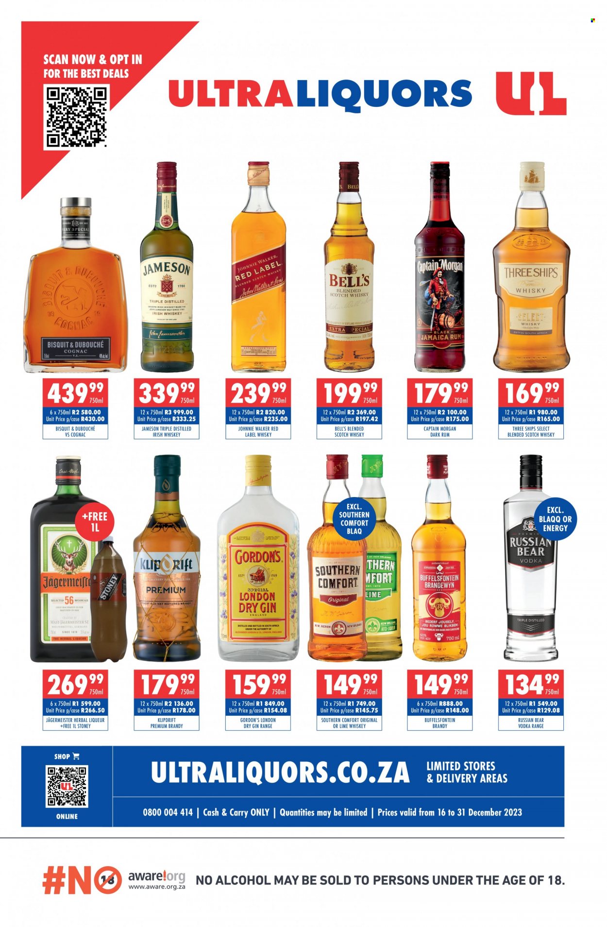 Ultra Liquors specials - 16/12/2023 - 31/12/2023. Page 1