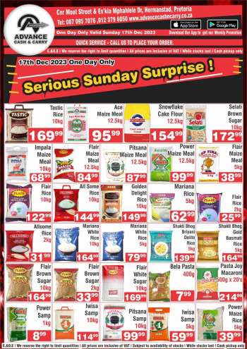 Advance Cash & Carry catalogue  - 17/12/2023 - 17/12/2023.