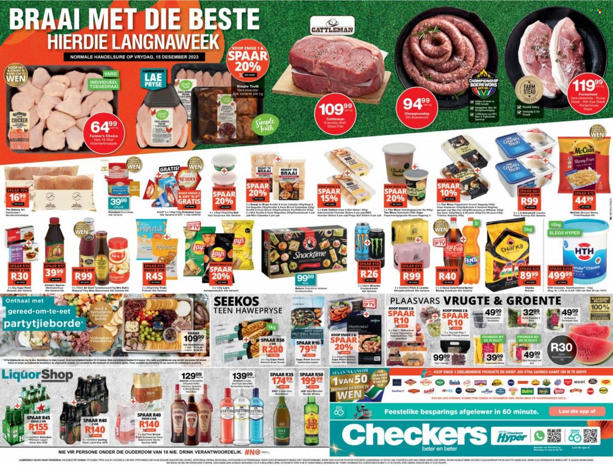 Checkers specials - 14/12/2023 - 17/12/2023. Page 1