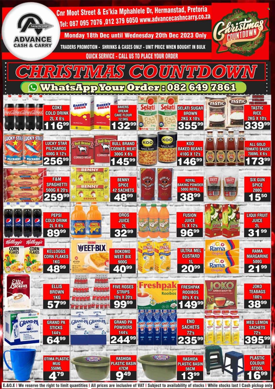 Advance Cash & Carry specials - 18/12/2023 - 20/12/2023. Page 1